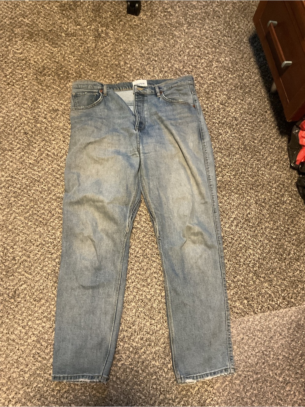 Women’s Light Blue Cropped Ankle Jeans